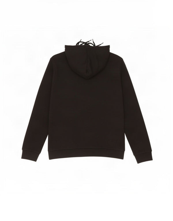 Maglione con cappuccio grafico da donna Adidas UK 8/10 piccolo cotone nero