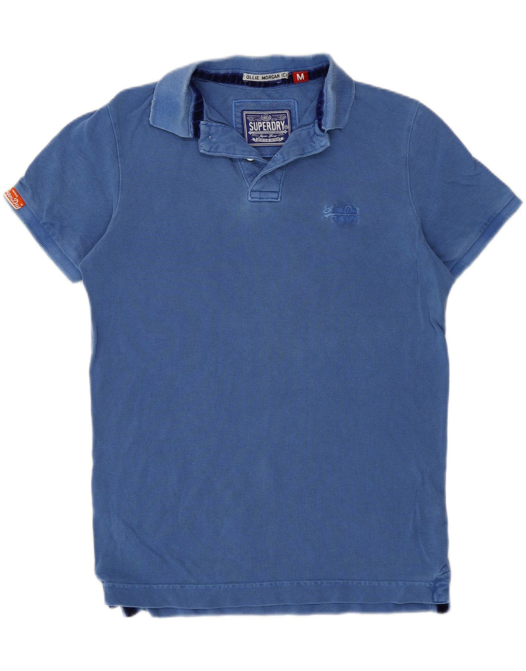 Polo da uomo Superdry blu medio