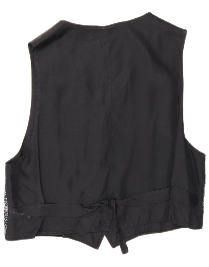 Gilet Vintage da Donna IT 46 Grande Floreale Multicolore