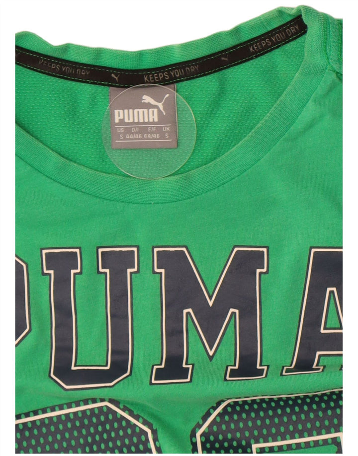 T-shirt grafica da uomo Puma Small verde
