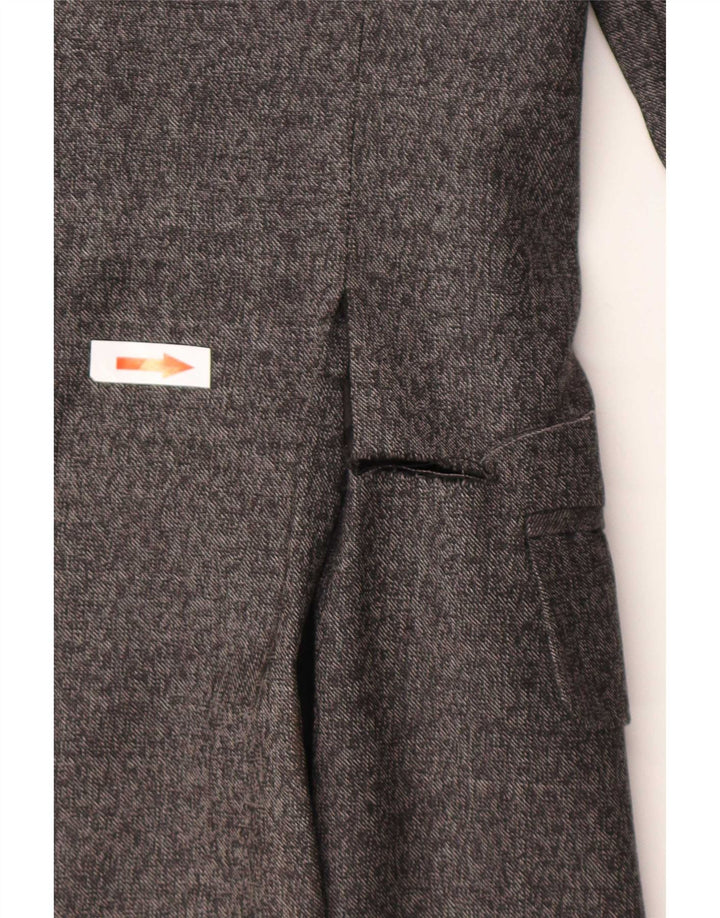 Giacca blazer a 2 bottoni da uomo Reiss UK 38 Lana screziata grigio medio