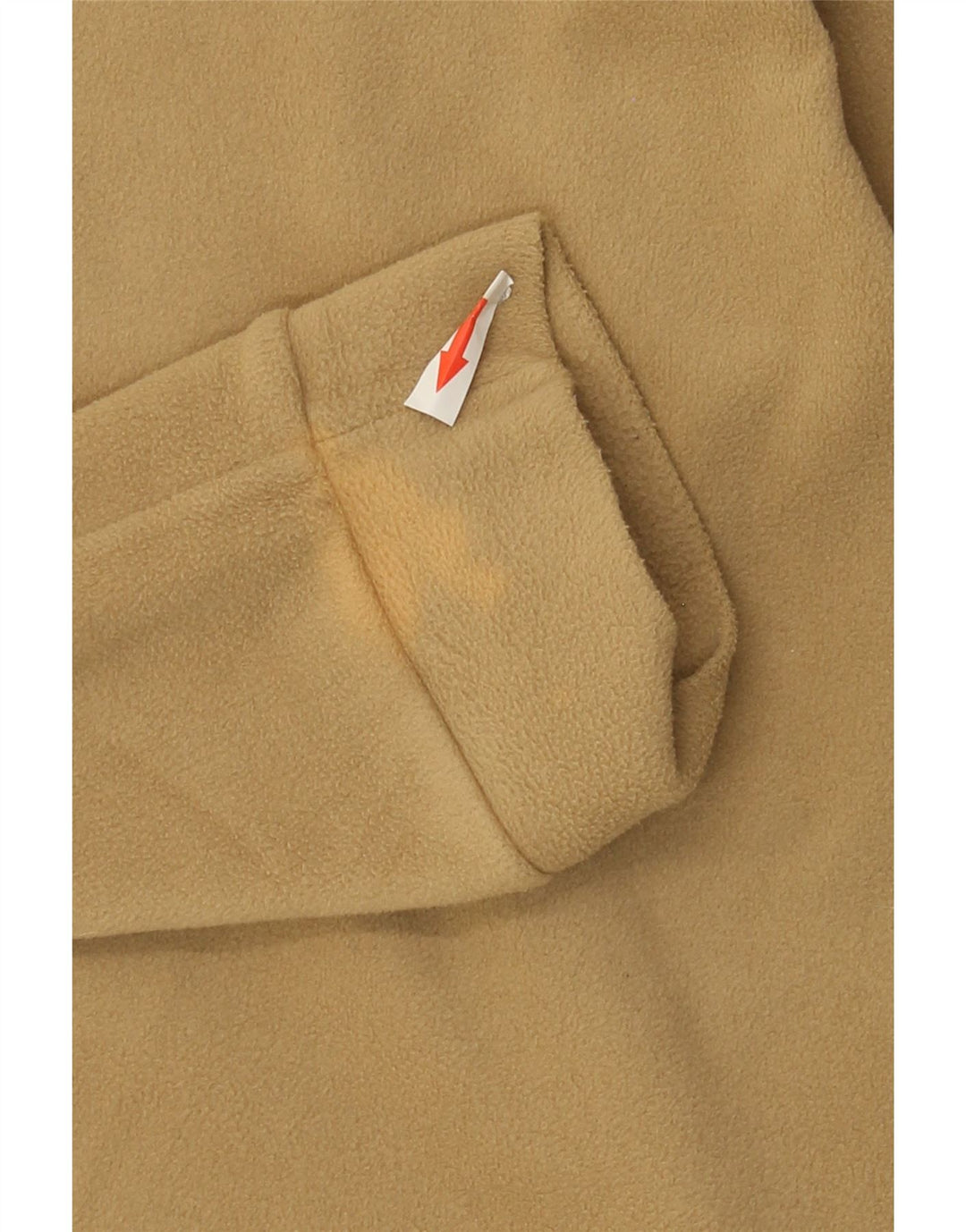 Maglione in pile Champion da uomo con zip e collo XL in poliestere beige