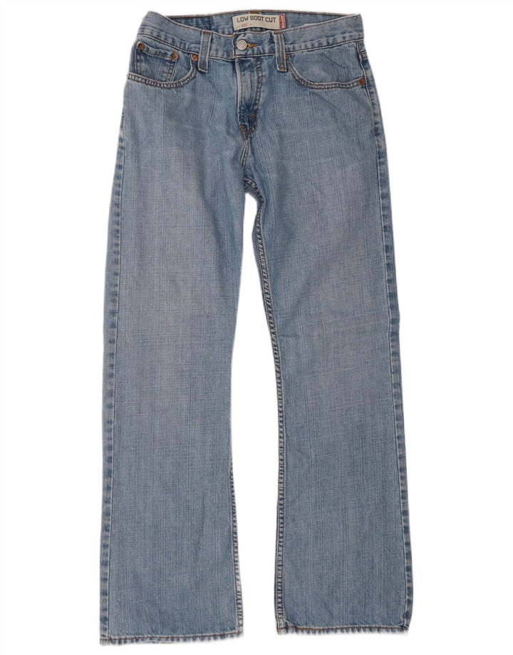 Levi's Donna 527 Jeans Bootcut a vita bassa W29 L30 Cotone Blu