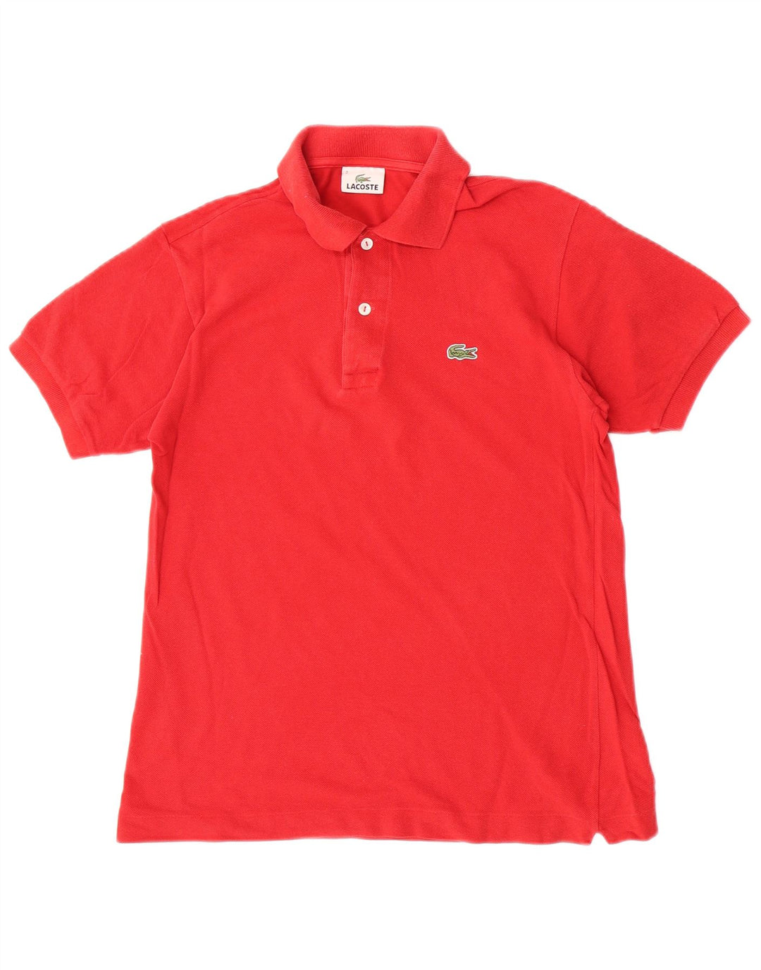 Polo da uomo Lacoste taglia 2 XS in cotone rosso