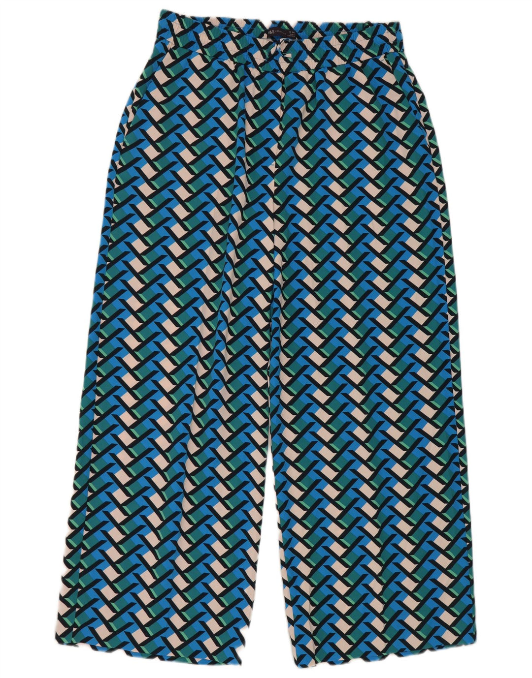 Pantaloni casual da donna Marks & Spencer UK 14 Large W32 L27 Multicolore