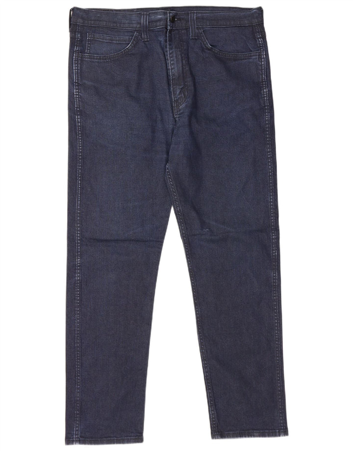 LEVI'S Jeans da uomo 522 affusolati W36 L32 cotone blu navy