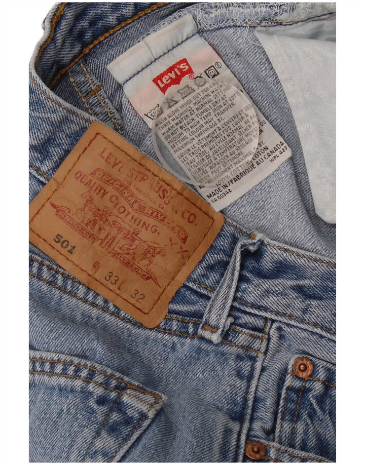 Levi's Uomo 501 Jeans dritti W33 L30 Cotone Blu