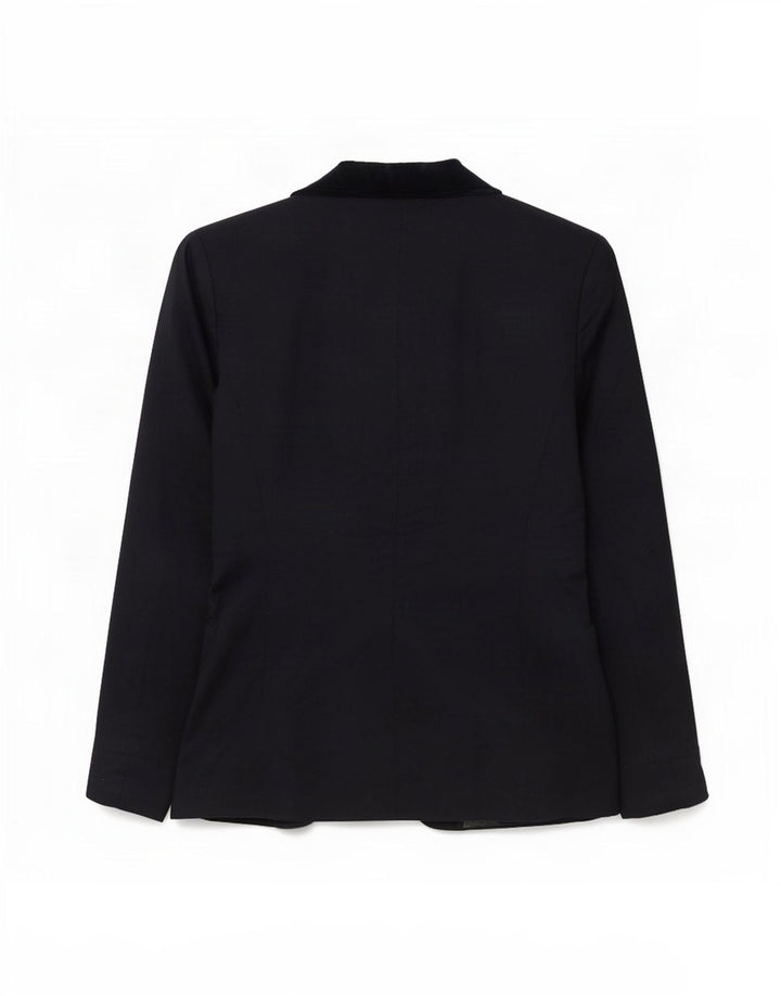 Giacca Blazer a 3 Bottoni da Donna Al Duca D'Aosta IT 44 Media Blu Navy Lana