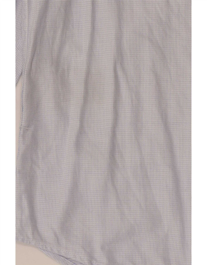 Camicia da uomo Jack & Jones taglia 42 grande cotone a quadri blu