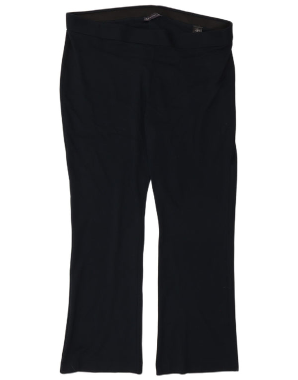 Pantaloni casual Bootcut da donna Marks & Spencer UK 20 2XL W40 L30 Blu navy