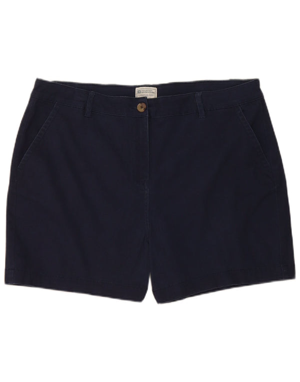 Pantaloncini chino da donna Mountain Warehouse UK 16 Large W34 cotone blu navy