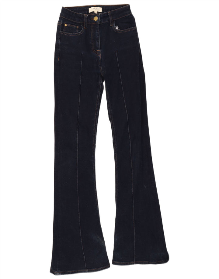 Jeans svasati da donna Reiss W25 L31 cotone blu navy