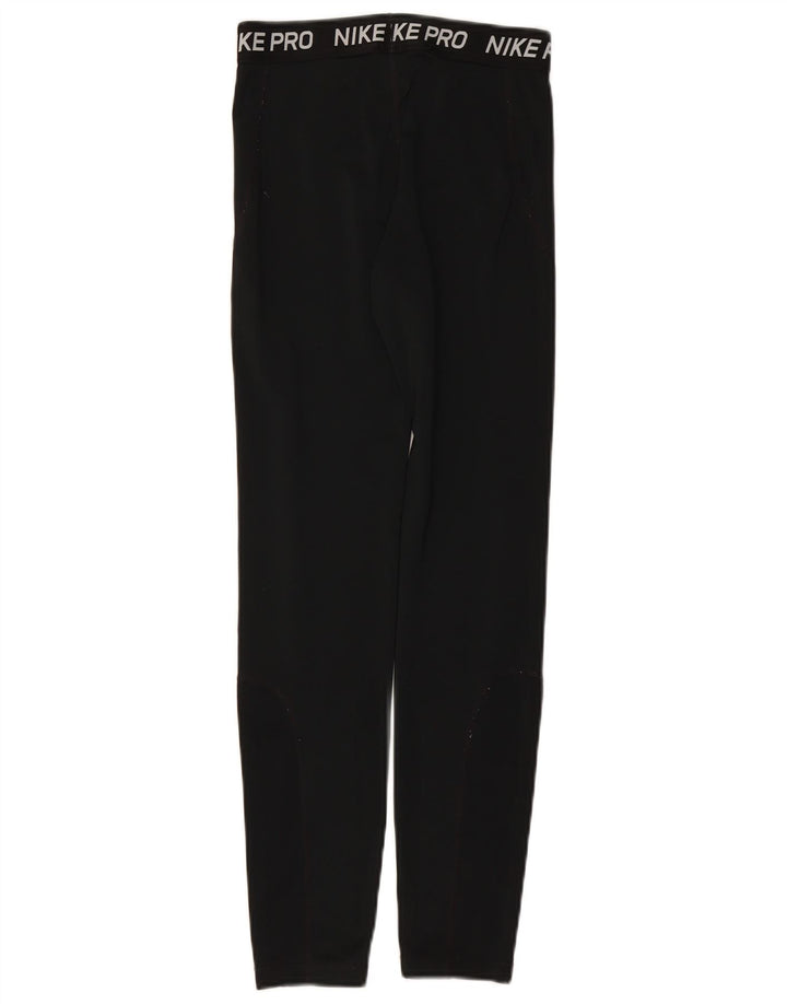 Leggings grafici NIKE Dri Fit per ragazze 13-14 anni XL poliestere nero