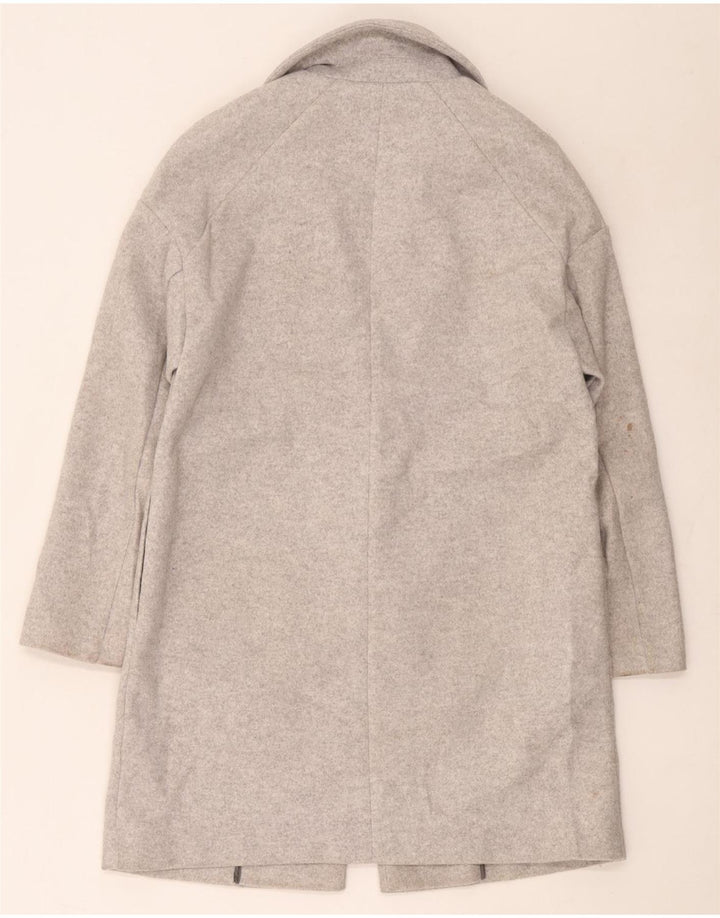 Soprabito oversize da donna Topshop UK 8 piccolo poliestere grigio