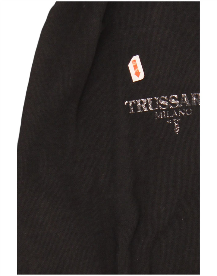 Pantaloni Tuta Uomo TRUSSARDI Joggers Small Nero Cotone