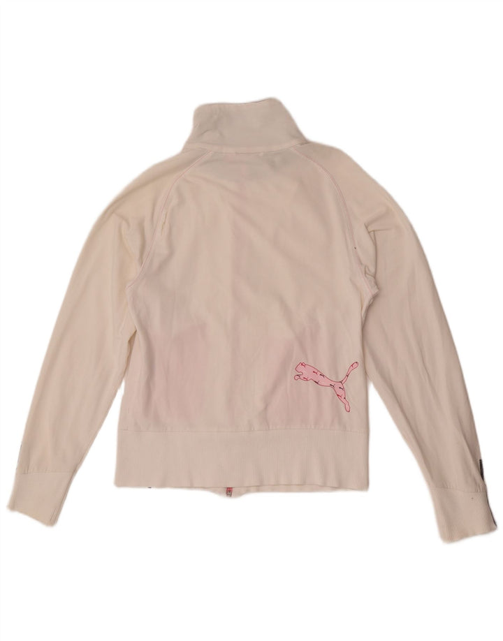 Giacca da tuta da donna Puma UK 12 media bianco sporco