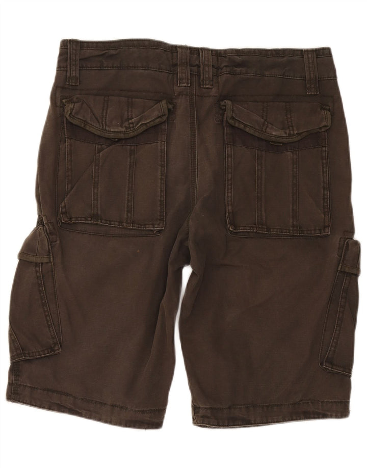 Pantaloncini cargo da uomo Fat Face W34 Large in cotone marrone