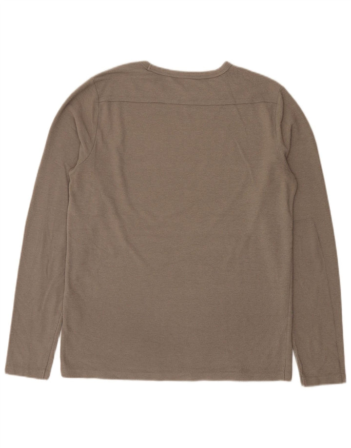 Maglia da uomo a maniche lunghe All Saints, grande, in poliestere grigio