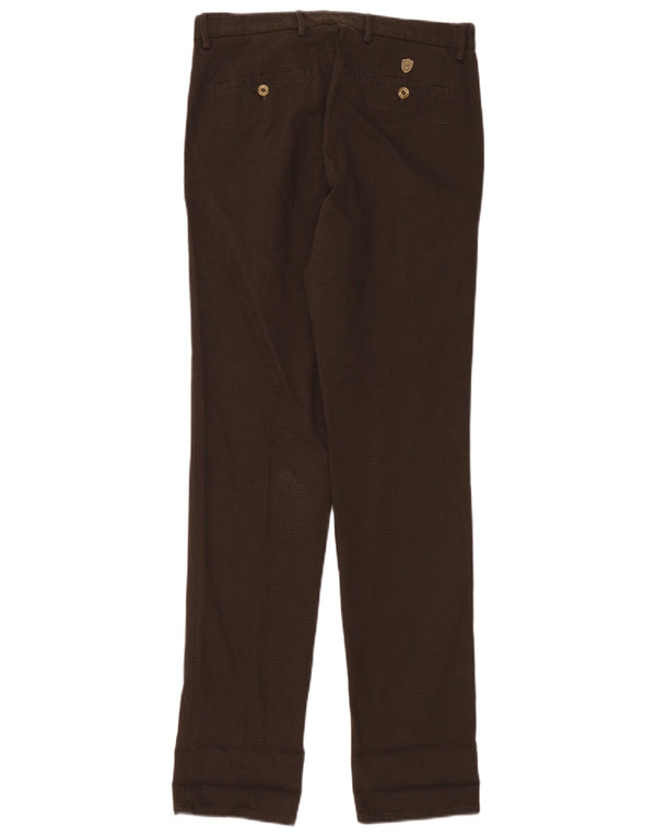Pantaloni chino vestibilità casual da uomo Massimo Dutti EU 38 Small W30 L34 Marrone