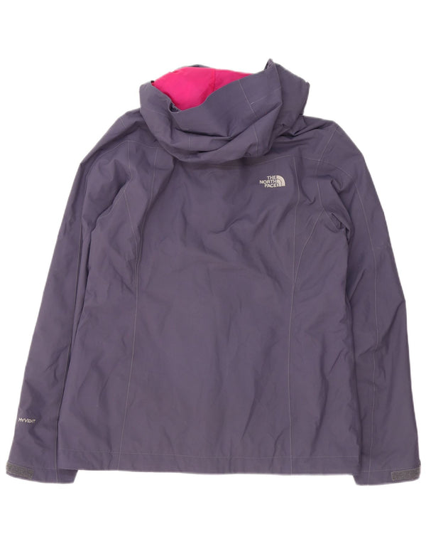 Giacca antipioggia con cappuccio da donna The North Face UK 12 nylon viola medio