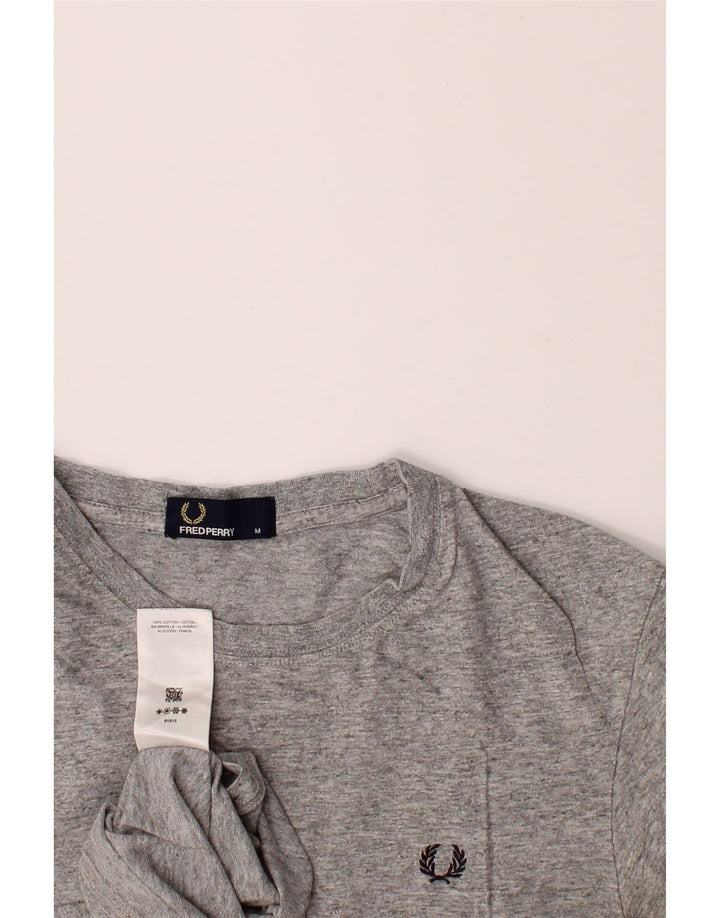 FRED PERRY Mens T-Shirt Top Medium Grey Cotton Vintage Fred Perry and Second-Hand Fred Perry from Messina Hembry 