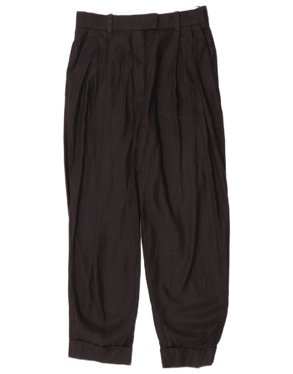 Pantaloni corti a pieghe vestibilità ampia da donna Cos EU 34 XS W26 L24 Nero