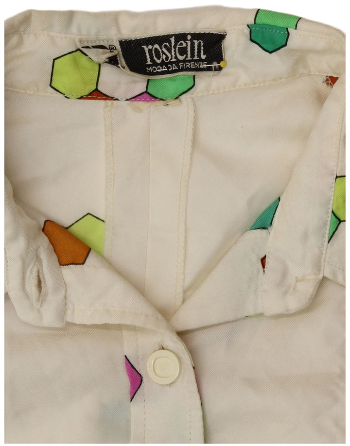 Abito a trapezio da donna Roslein UK 12 Medio multicolore geometrico