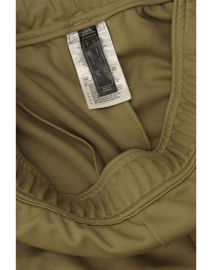 Pantaloni da tuta Adidas da uomo piccoli in poliestere kaki
