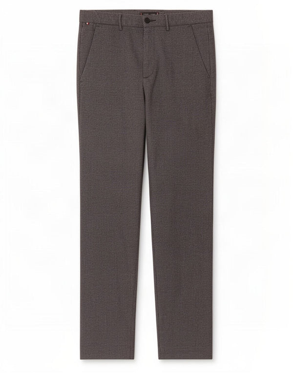 Pantaloni chino slim da uomo Tommy Hilfiger W32 L32 poliestere blu navy