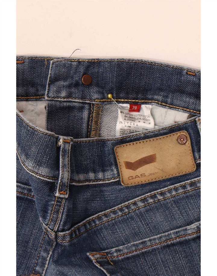 Jeans Bootcut da donna Gas W29 L34 cotone blu