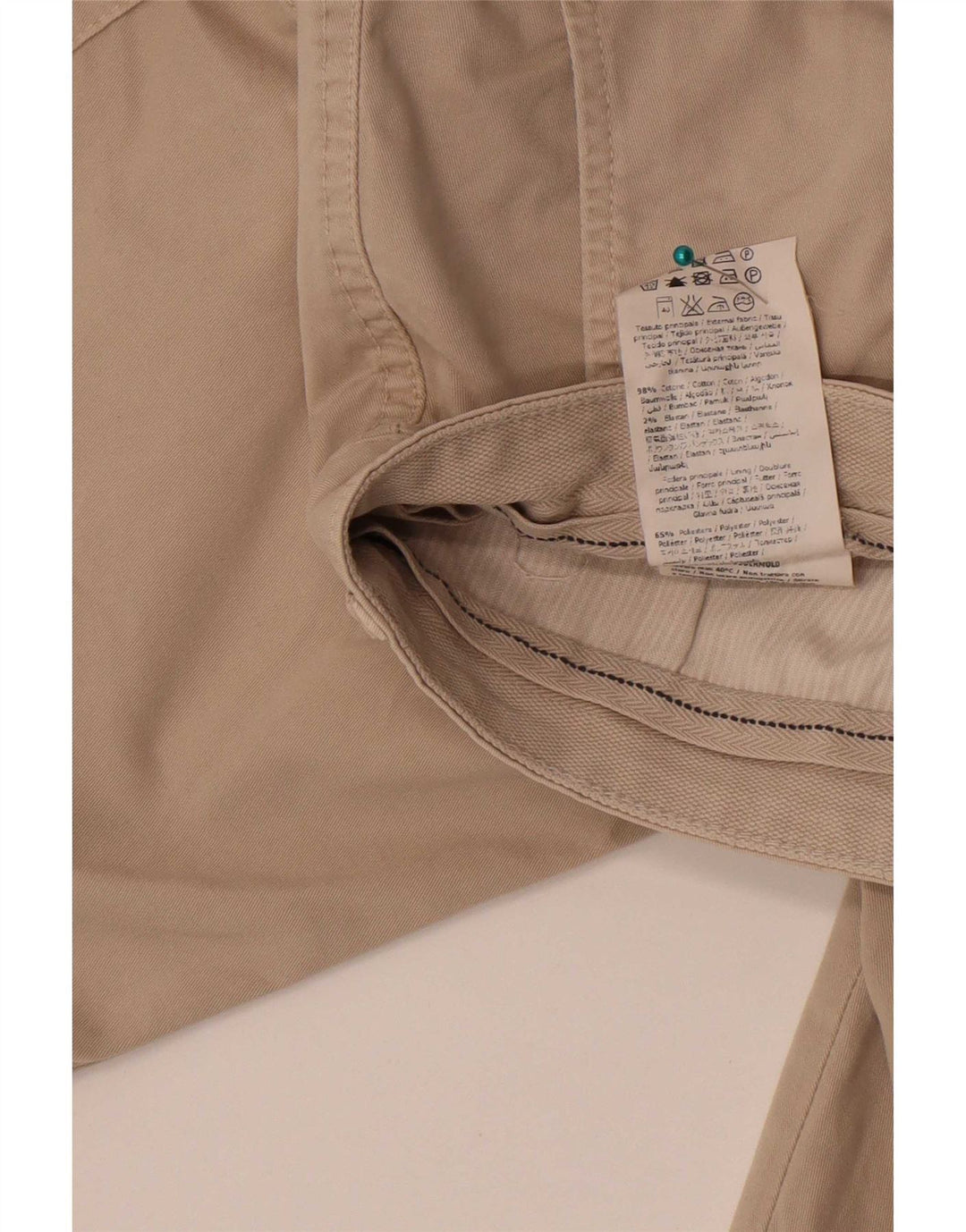Pantaloncini Cargo Uomo Liu Jo IT 46 Small W30 Cotone Beige
