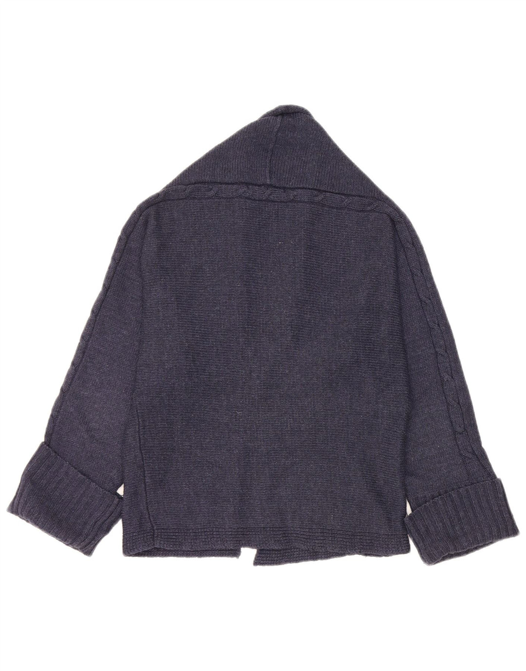 Maglione cardigan da donna Zara UK 14 Acrilico blu navy medio