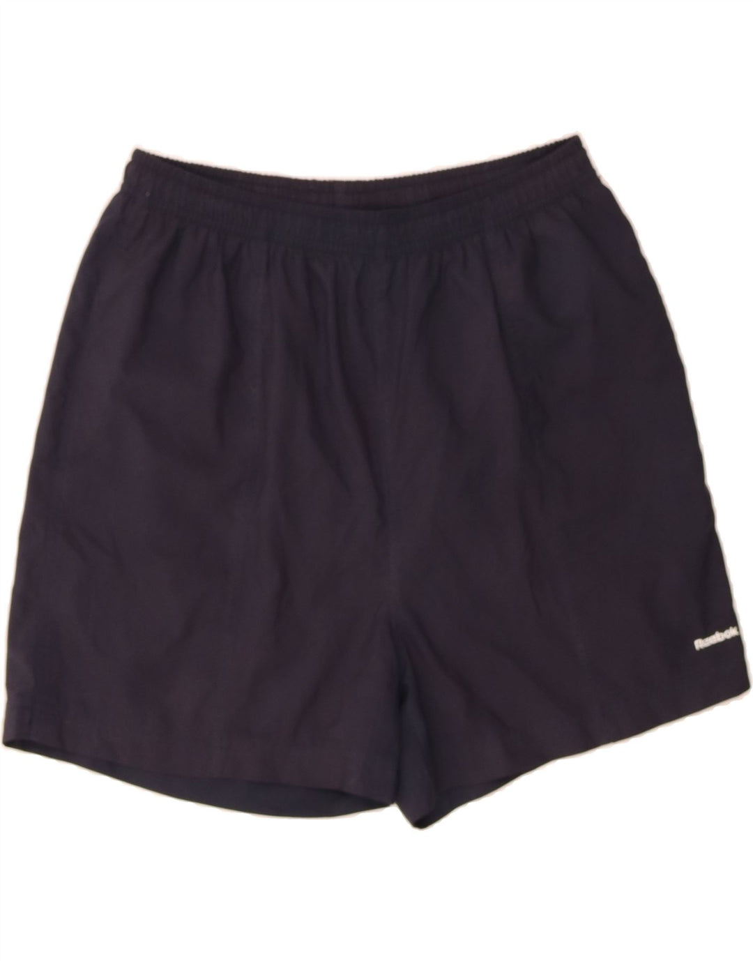 REEBOK Mens Sport Shorts Large Navy Blue Polyester Vintage Reebok and Second-Hand Reebok from Messina Hembry 