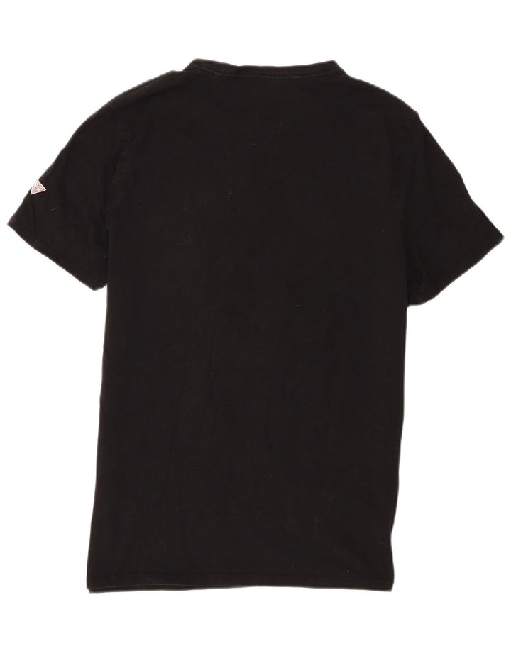Guess T-shirt grafica da uomo slim fit grande nera
