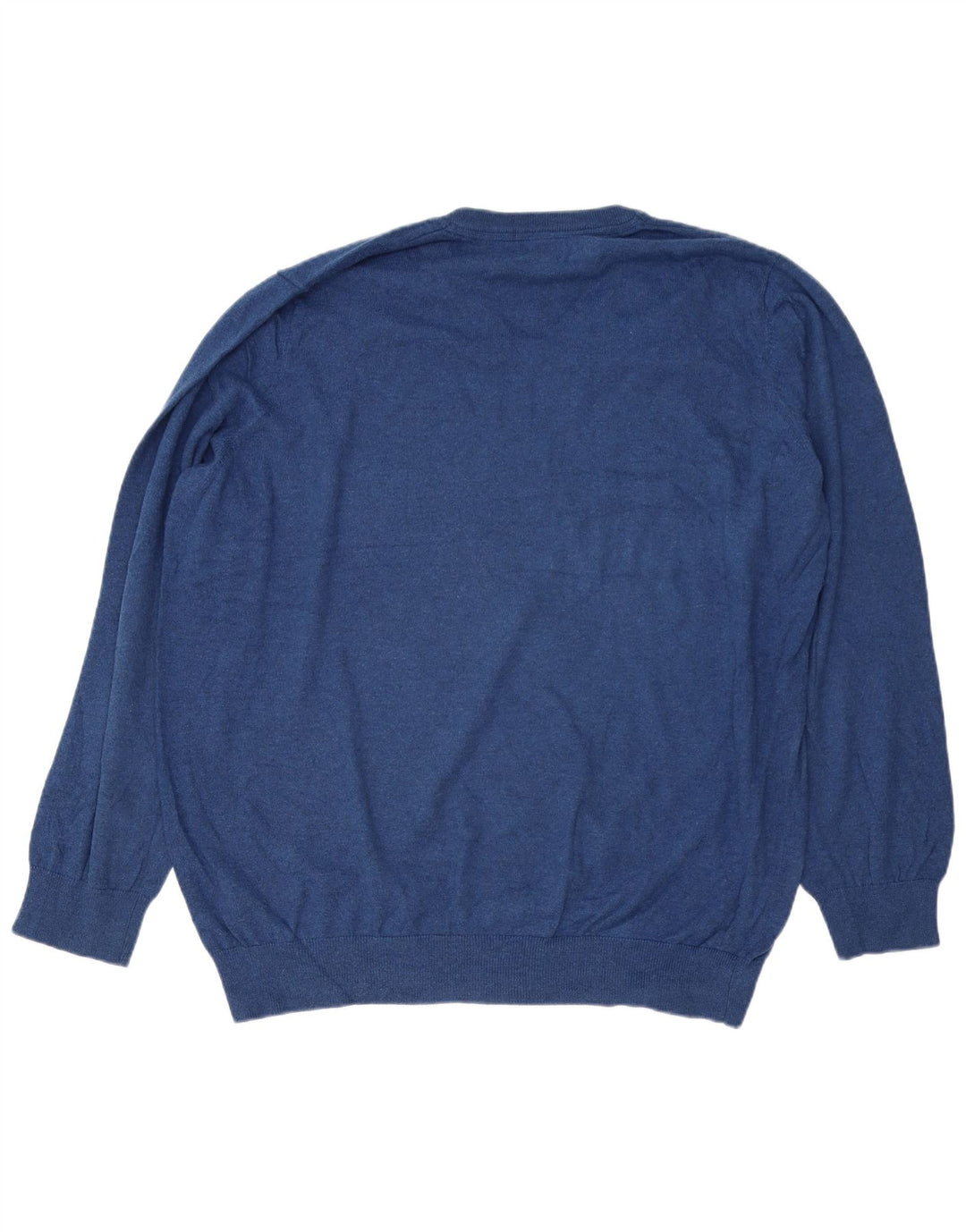 Maglione da uomo con scollo a V L.L.BEAN 2XL cotone blu