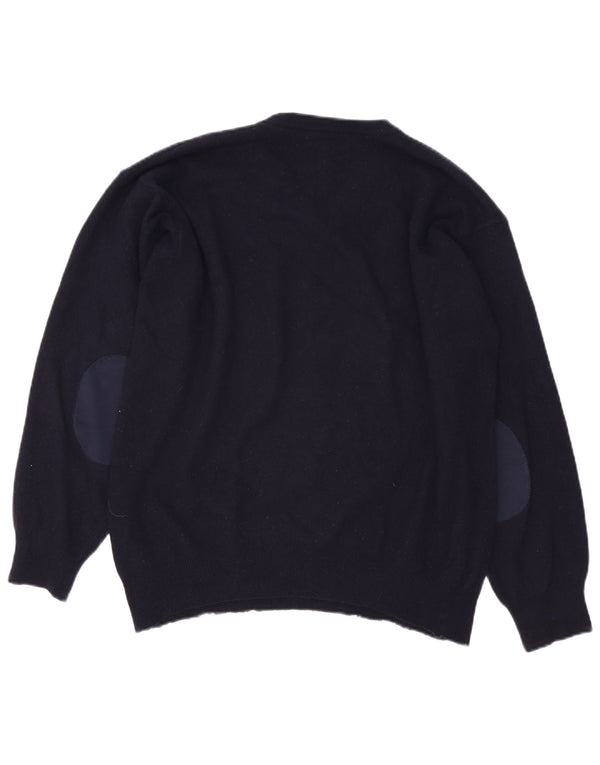 Maglione da uomo con scollo a V Brooksfield IT 58 3XL Blu navy
