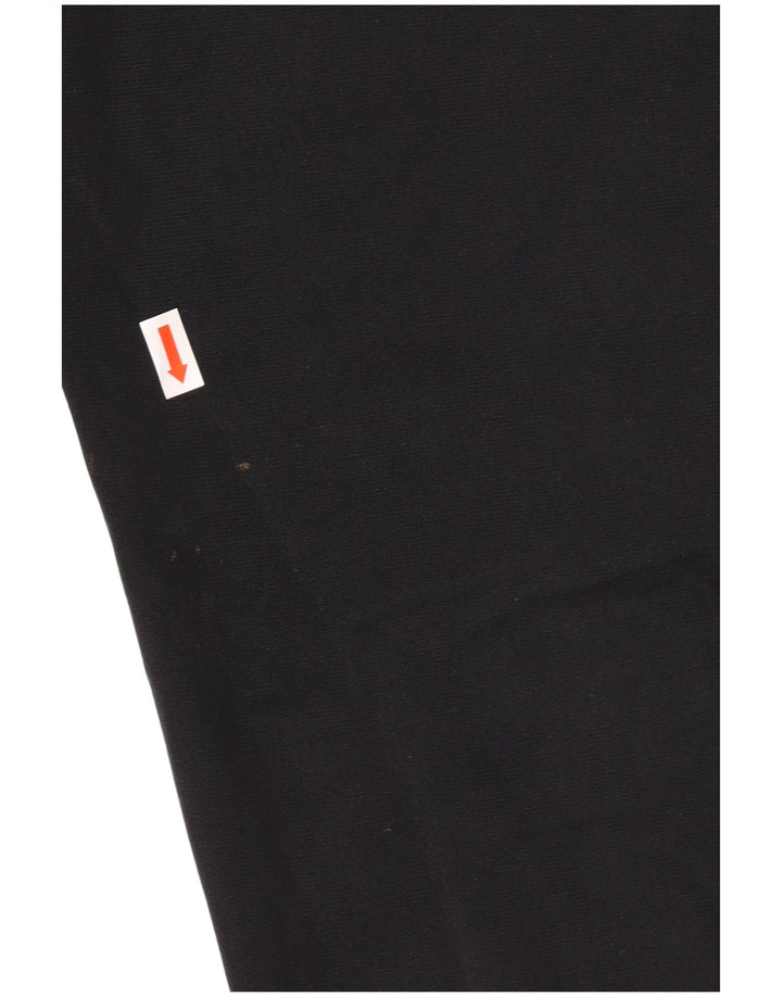 Pantaloni della tuta da donna Adidas UK 10 piccoli poliestere nero