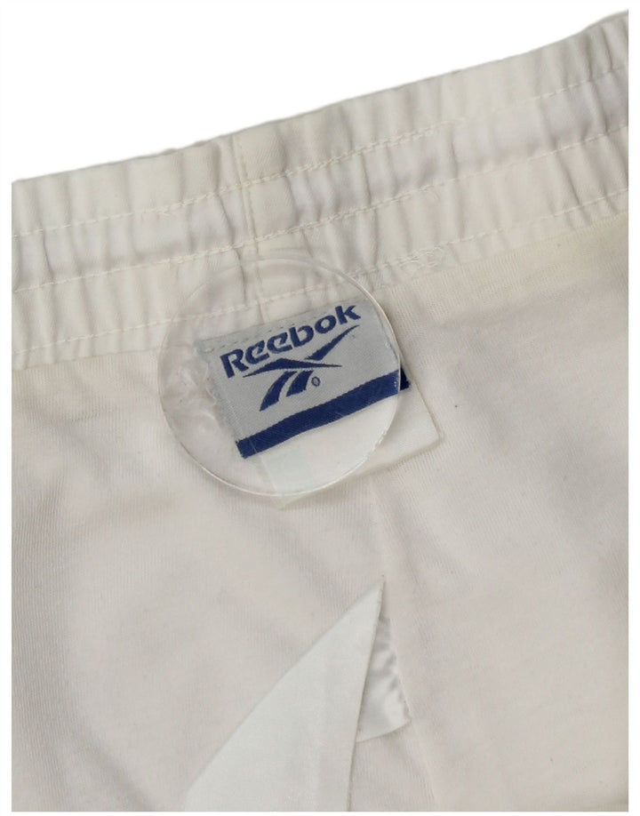 Pantaloncini sportivi Reebok da uomo XL bianchi