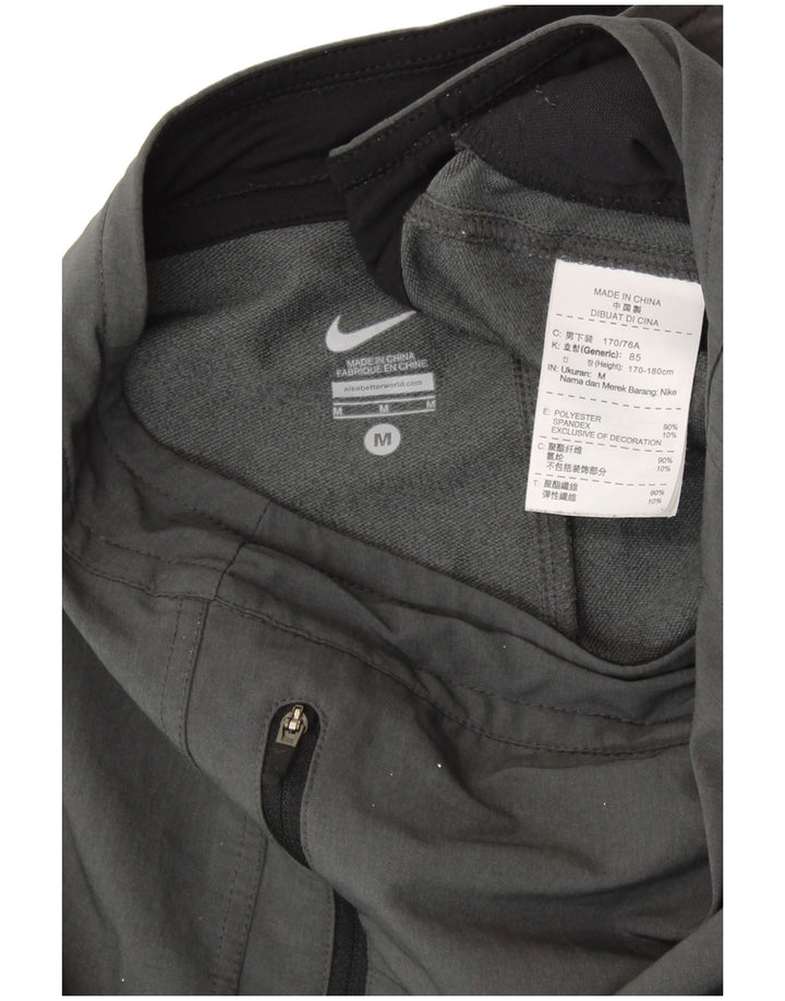 Pantaloni da tuta da uomo NIKE in poliestere grigio medio