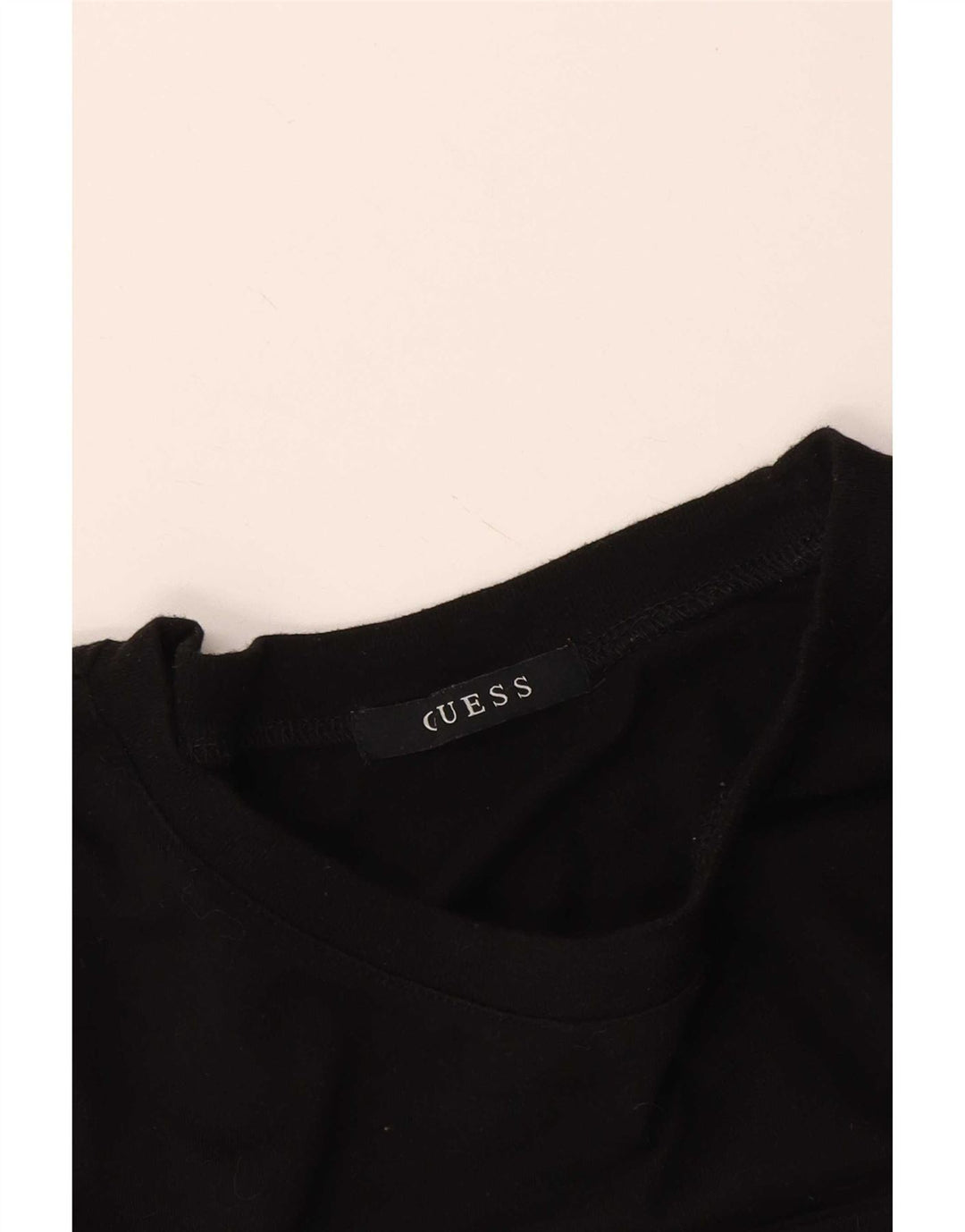 T-shirt grafica da uomo Guess nera media