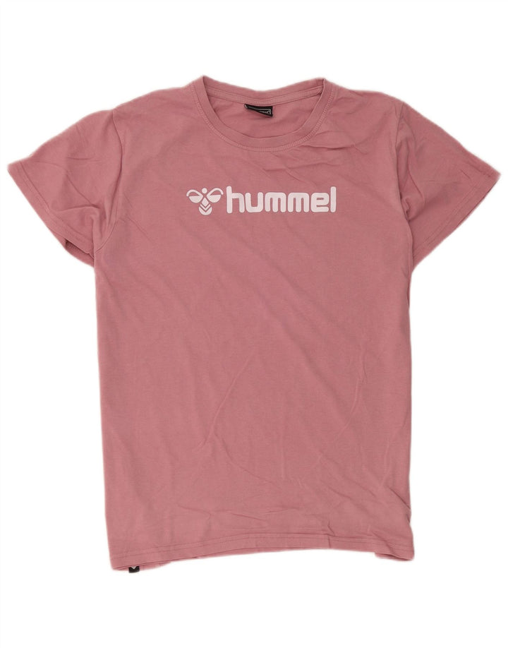 T-shirt grafica da uomo Hummel Top grande rosa