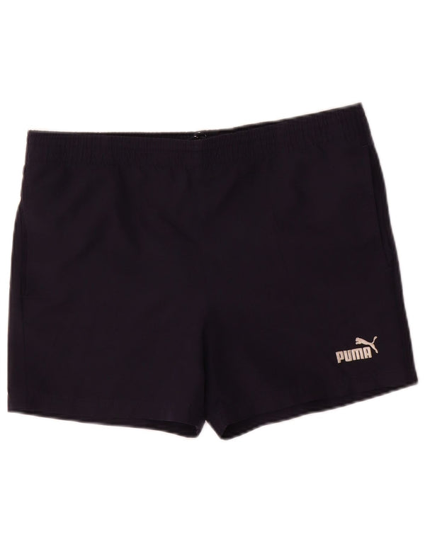 Pantaloncini sportivi Puma da ragazzo 11-12 anni blu navy
