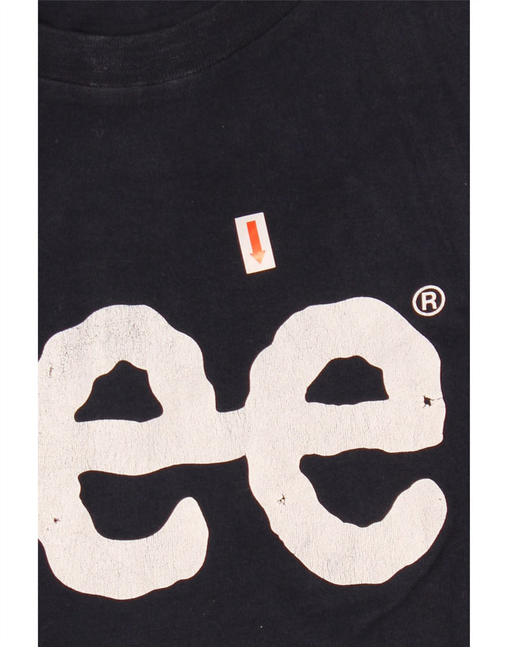 T-shirt grafica da uomo con vestibilità regolare Lee, piccola, blu navy