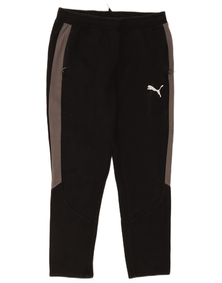 Pantaloni da tuta da uomo Puma Large neri a blocchi di colore