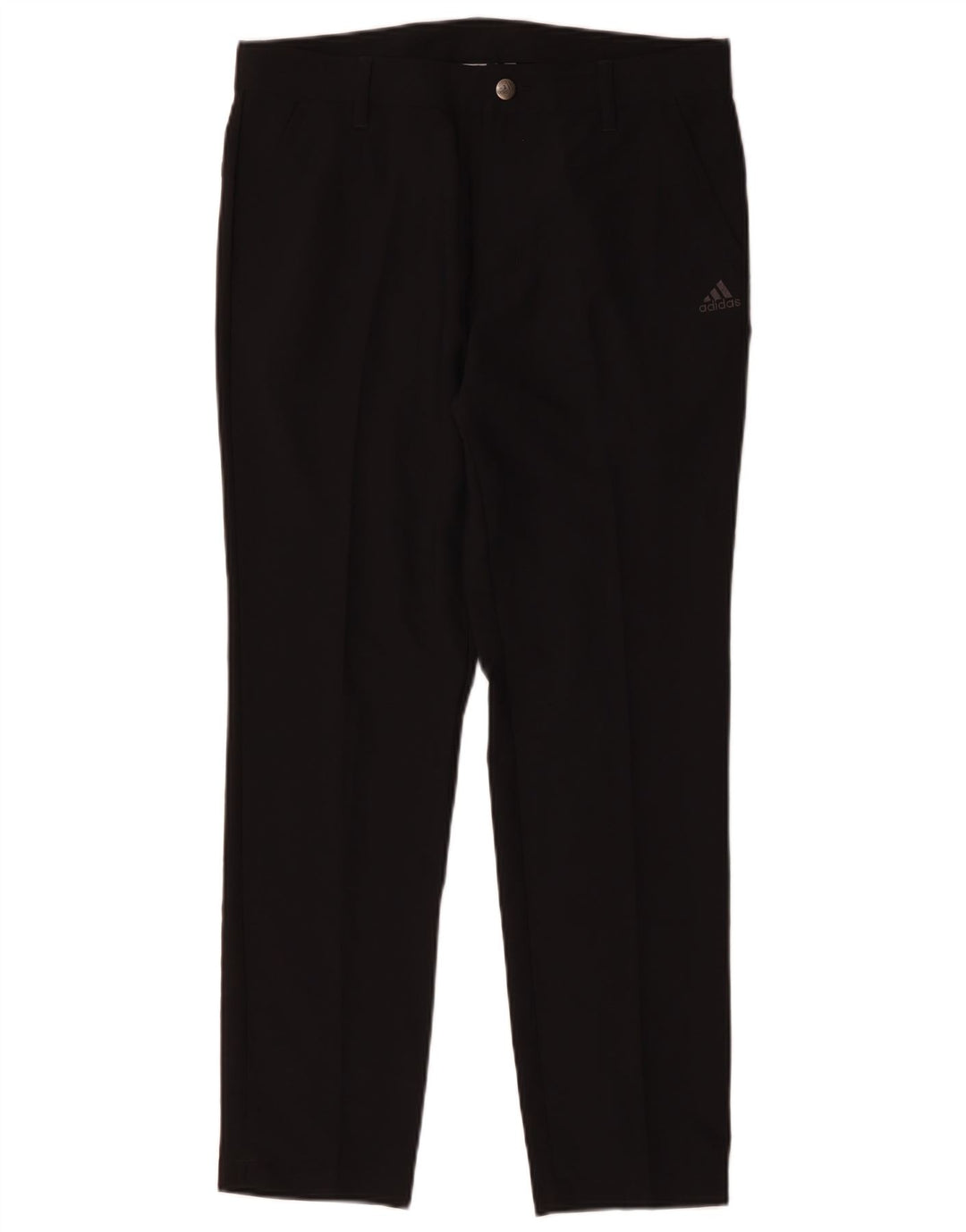 Pantaloni chino slim da uomo Adidas W32 L30 poliestere nero