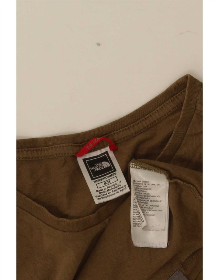 T-shirt grafica da uomo The North Face Top in cotone kaki medio