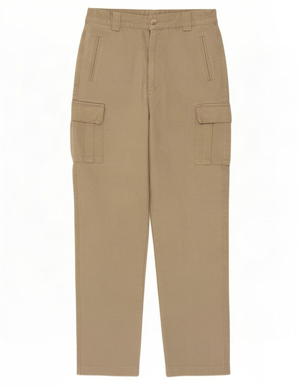 Pantaloni cargo dritti per ragazze Rifle 15-16 anni W28 L29 cotone kaki