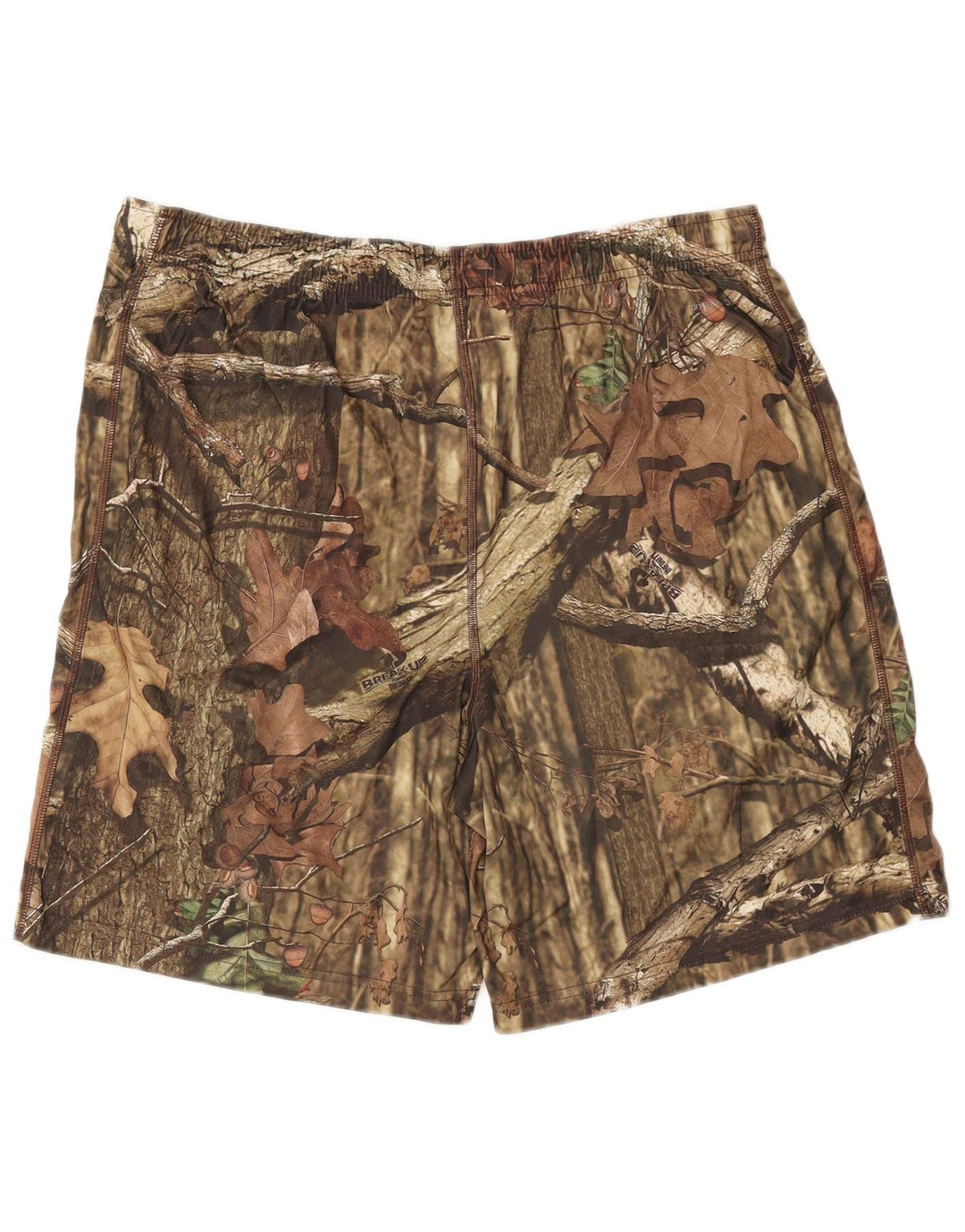 Pantaloncini sportivi Russell Athletic da uomo Mossy Oak, grandi in poliestere marrone