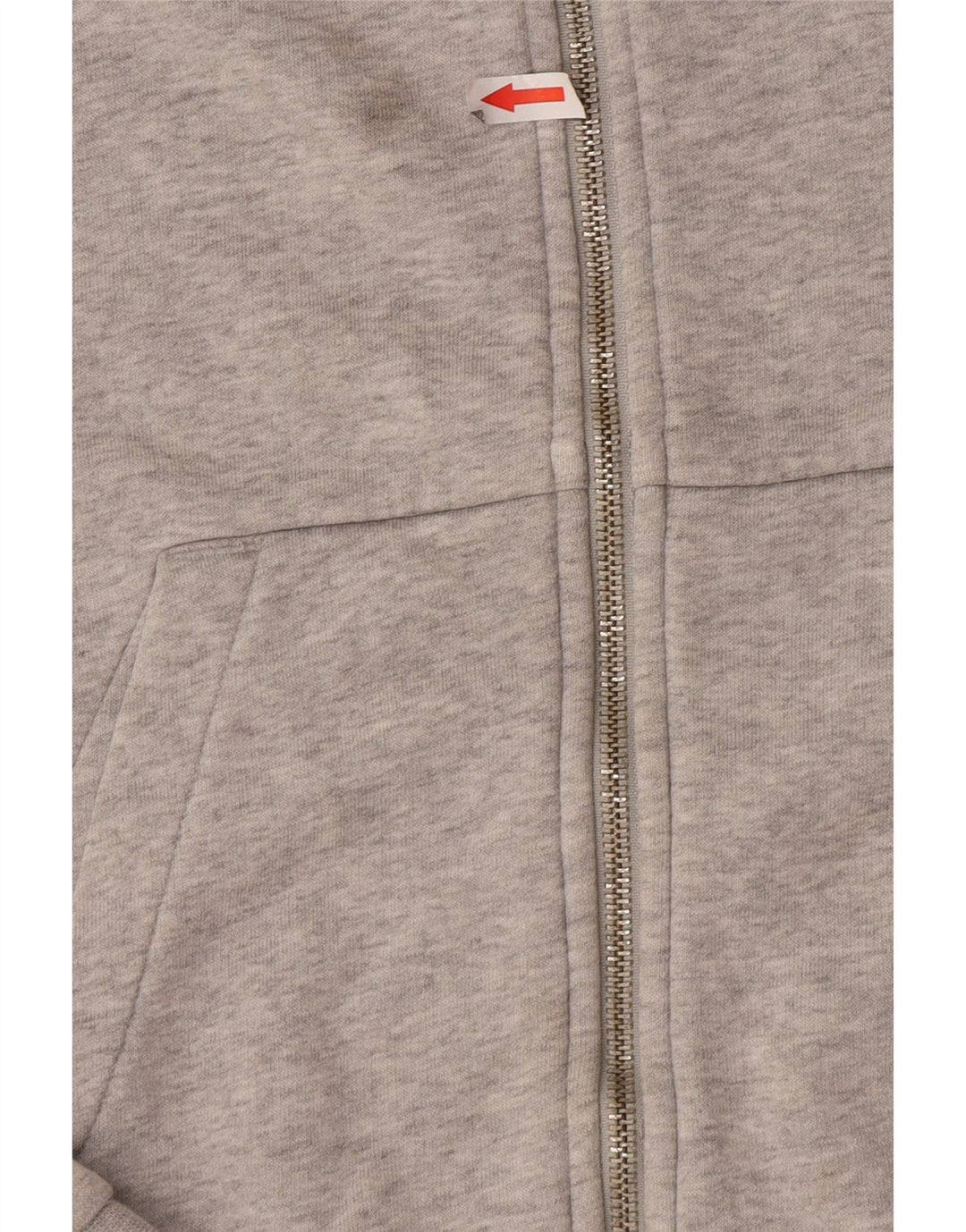 Felpa con cappuccio e zip da uomo Puma XS in cotone grigio