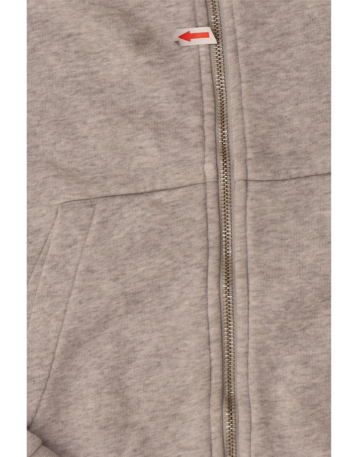 Felpa con cappuccio e zip da uomo Puma XS in cotone grigio